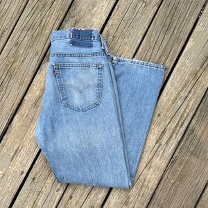 Levi's Light Blue Straight Jeans